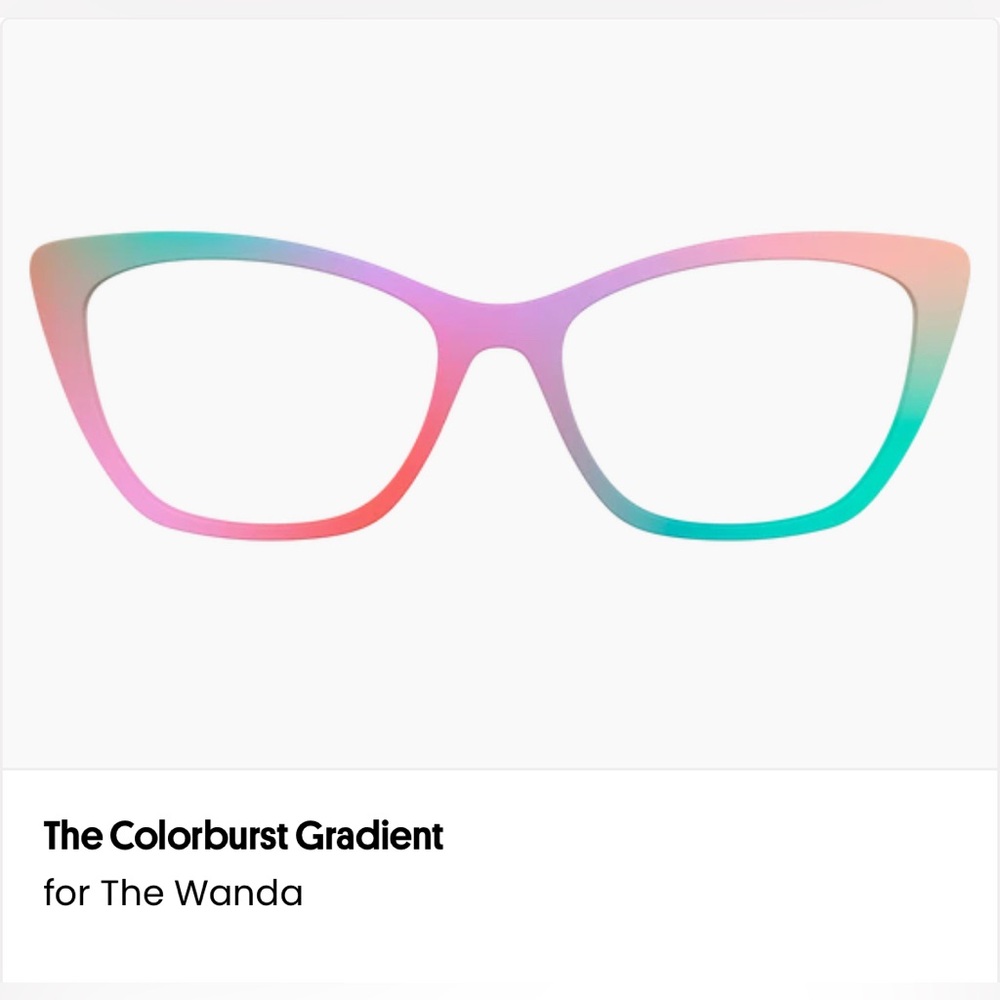 Colorburst Gradient WANDA topper